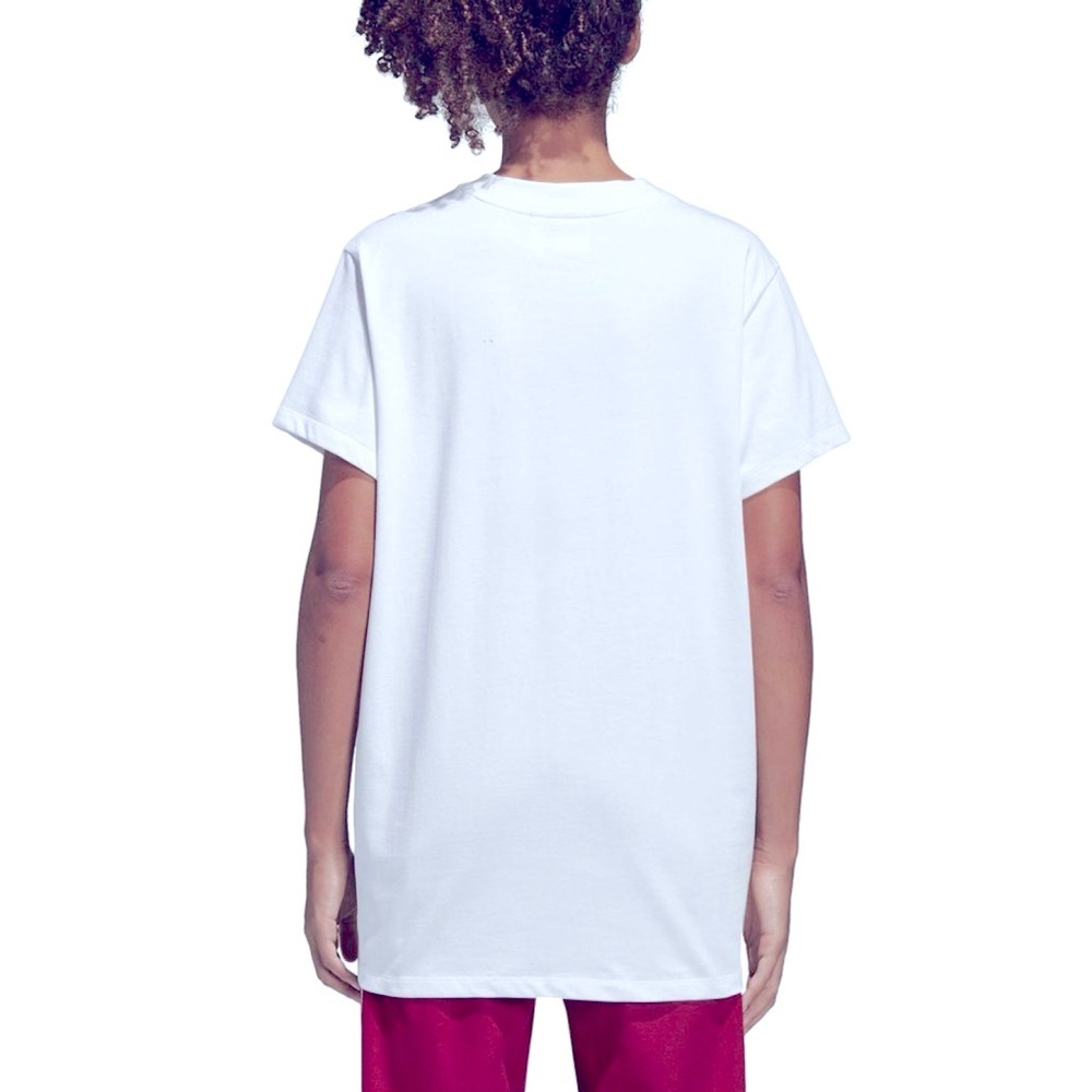 Adidas Originals White T-Shirt with Red Trefoil Logo - Picture 10 of 16